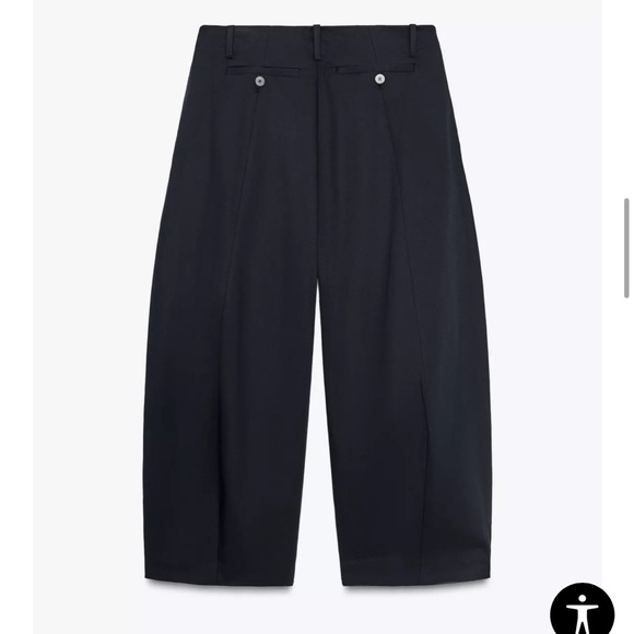 Zara Cropped Balloon pants - Picture 3 of 5